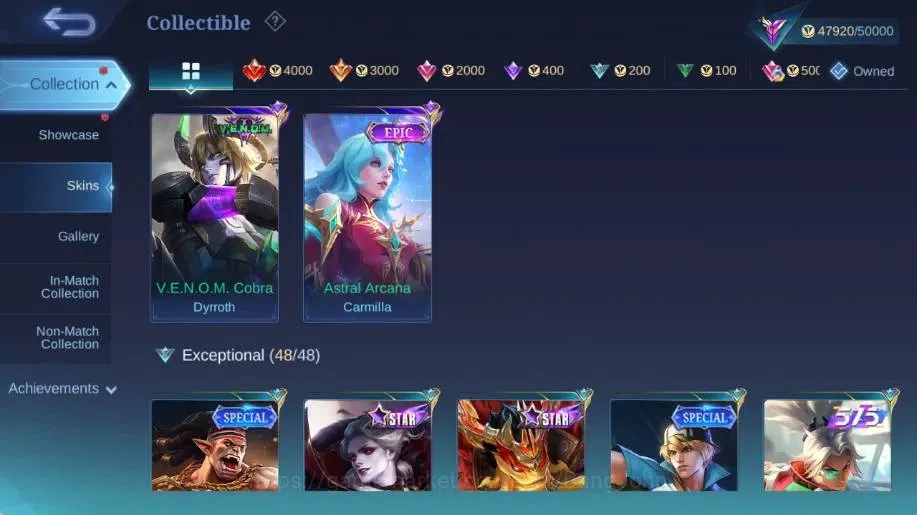 Mobile Legends: Bang Bang Accounts Global|Skin 197|Renowned|KOF Karina,Sanrio Angela+ image 10