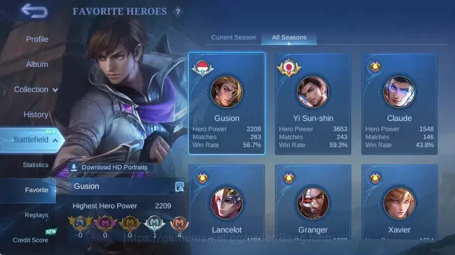 Mobile Legends: Bang Bang Accounts Global|Skin 197|Renowned|KOF Karina,Sanrio Angela+ image 4
