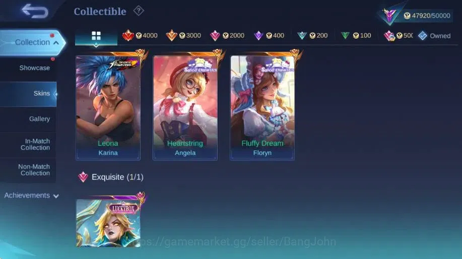 Mobile Legends: Bang Bang Accounts Global|Skin 197|Renowned|KOF Karina,Sanrio Angela+ image 5