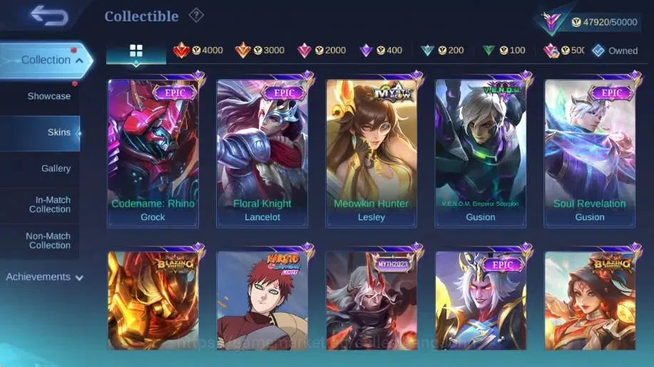 Mobile Legends: Bang Bang Accounts Global|Skin 197|Renowned|KOF Karina,Sanrio Angela+ image 8