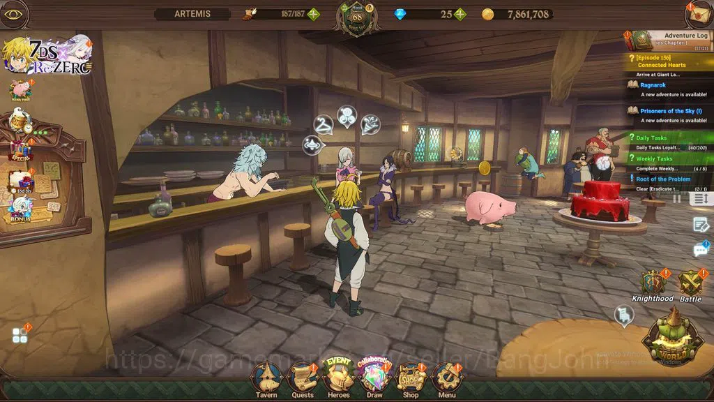 The Seven Deadly Sins: Grand Cross Accounts GLOBAL|4M CC|4LR Roxy,Eliz,Reinhard3/6,Helbram|8 C image 1