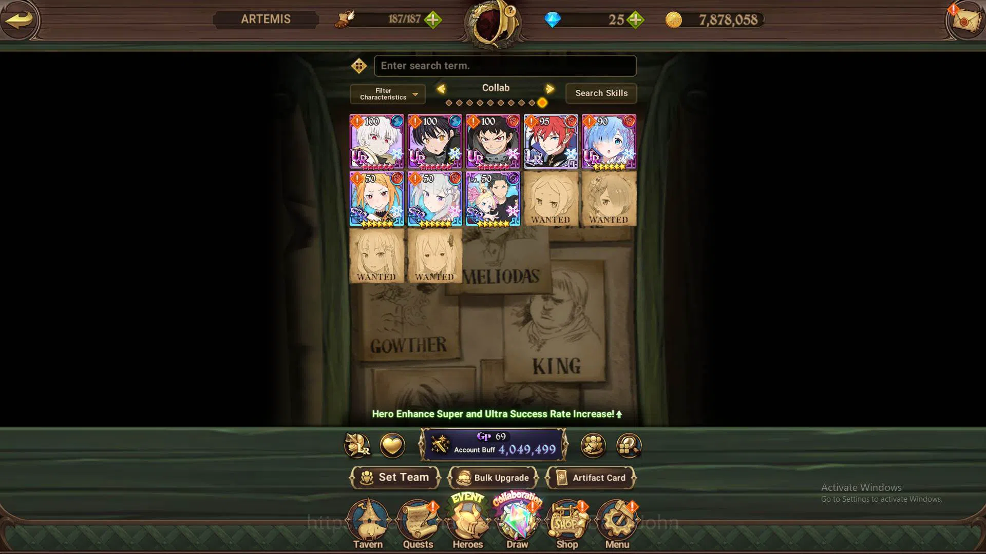 The Seven Deadly Sins: Grand Cross Accounts GLOBAL|4M CC|4LR Roxy,Eliz,Reinhard3/6,Helbram|8 C image 12