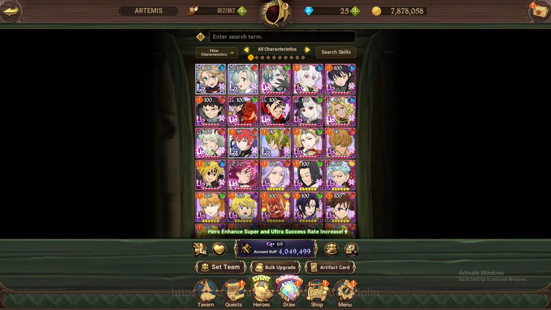 The Seven Deadly Sins: Grand Cross Accounts GLOBAL|4M CC|4LR Roxy,Eliz,Reinhard3/6,Helbram|8 C image 13
