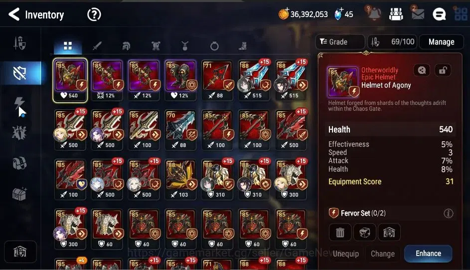 Epic Seven Accounts GLOBAL Unverif|New Era|4 ML(EIlynav,Straze,STaeyou image 17