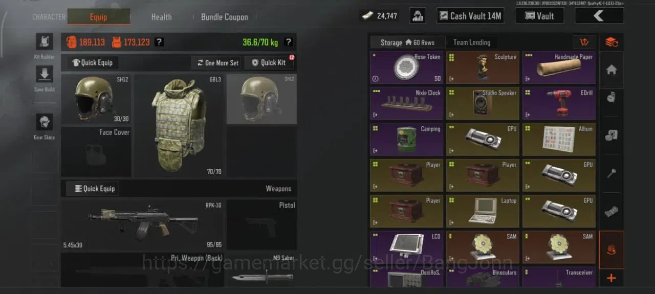 Arena Breakout Accounts Mobile | Lvl 30 | SV 17.9 M | CV 14 M | GM AK-12 | image 4