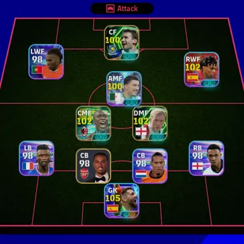eFootball Accounts Legends & Iconic Players Seedorf Efootball OVR 3038
