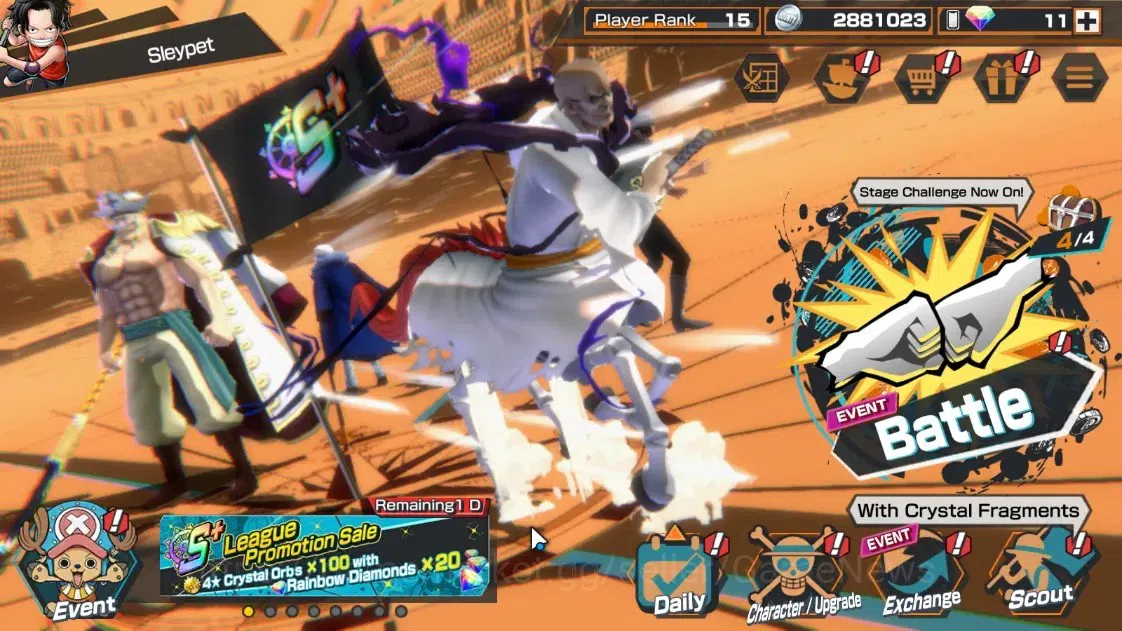 One Piece Bounty Rush Accounts Global|6 EX|T5E St.Ethanbaron V.Nusjuro,WI Trafalg image 1