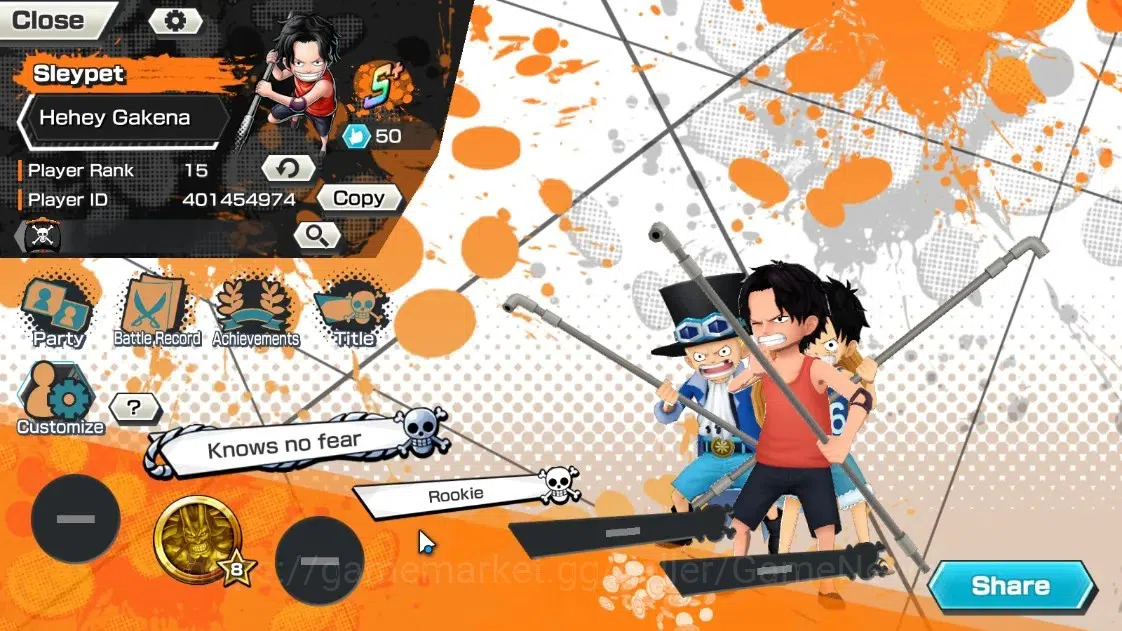 One Piece Bounty Rush Accounts Global|6 EX|T5E St.Ethanbaron V.Nusjuro,WI Trafalg image 2