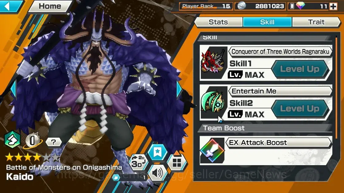 One Piece Bounty Rush Accounts Global|6 EX|T5E St.Ethanbaron V.Nusjuro,WI Trafalg image 9