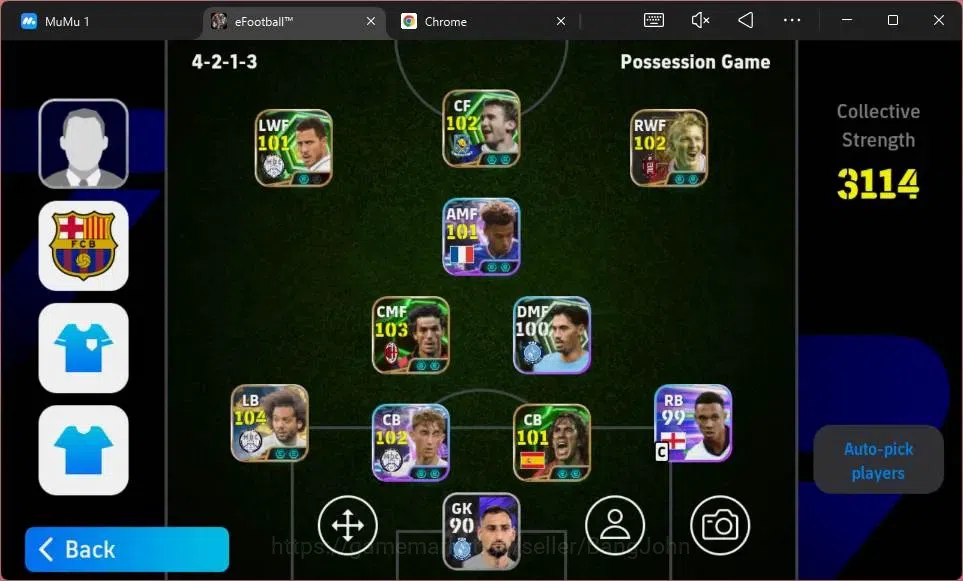 eFootball Accounts ANDROID|PW 3114|Epc Marcelo CollabNaruto|Epc Rober image 2