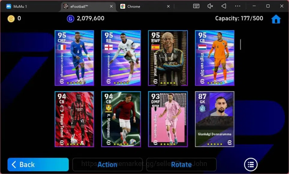 eFootball Accounts ANDROID|PW 3114|Epc Marcelo CollabNaruto|Epc Rober image 7