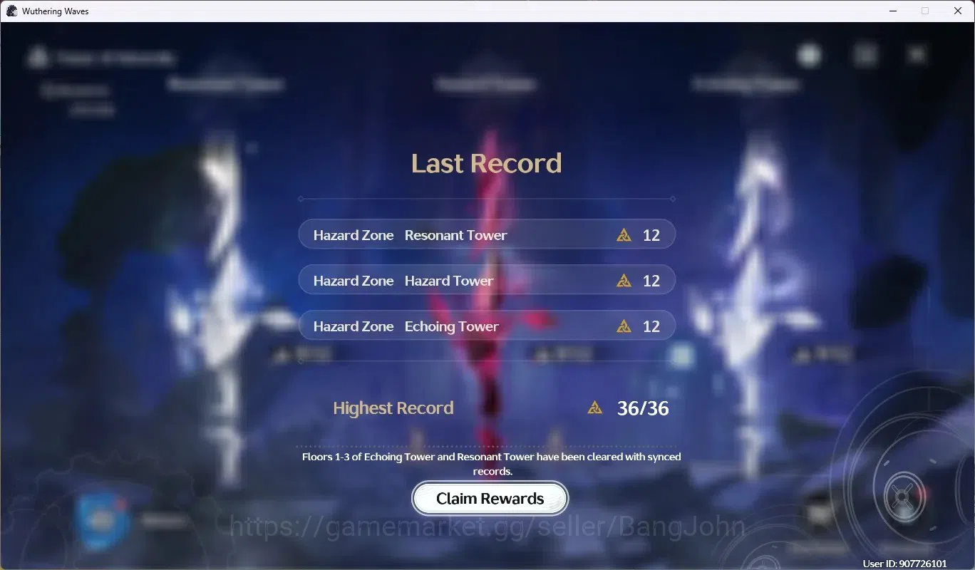 Wuthering Waves Accounts SEA|UL 53|Rank 6|2 Char Limit [Cartethyia RC4+(Sig image 16