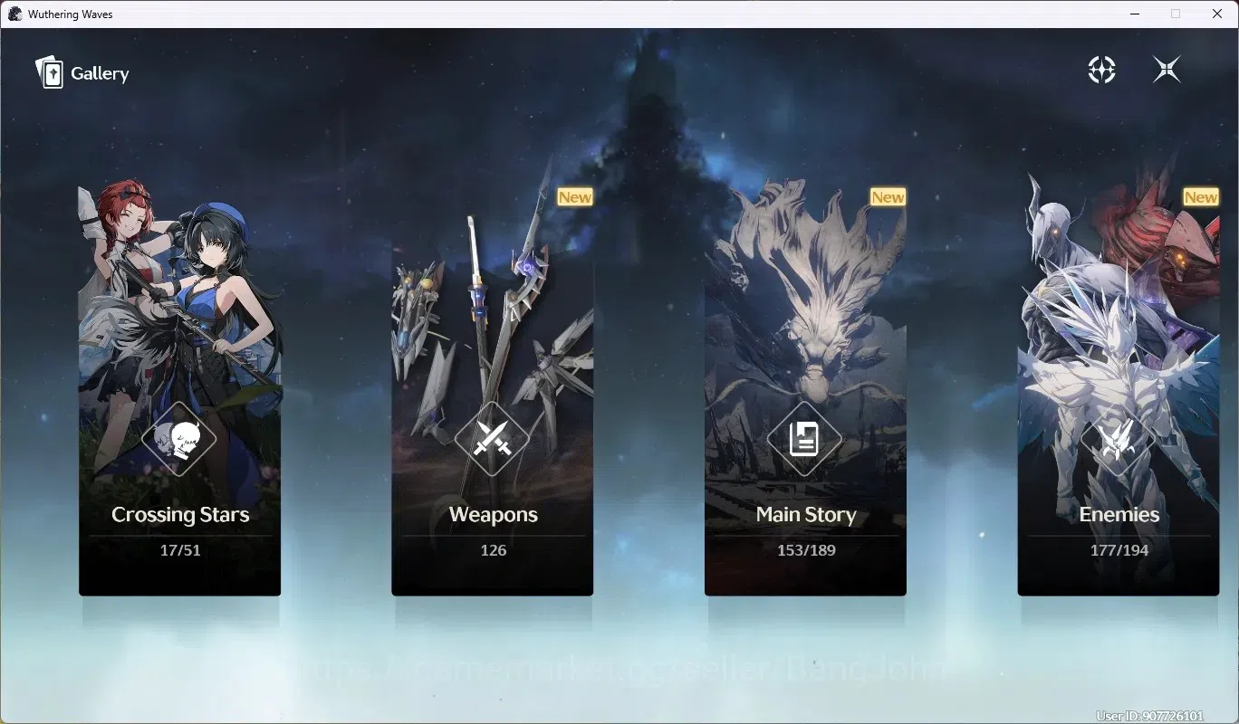 Wuthering Waves Accounts SEA|UL 53|Rank 6|2 Char Limit [Cartethyia RC4+(Sig image 20