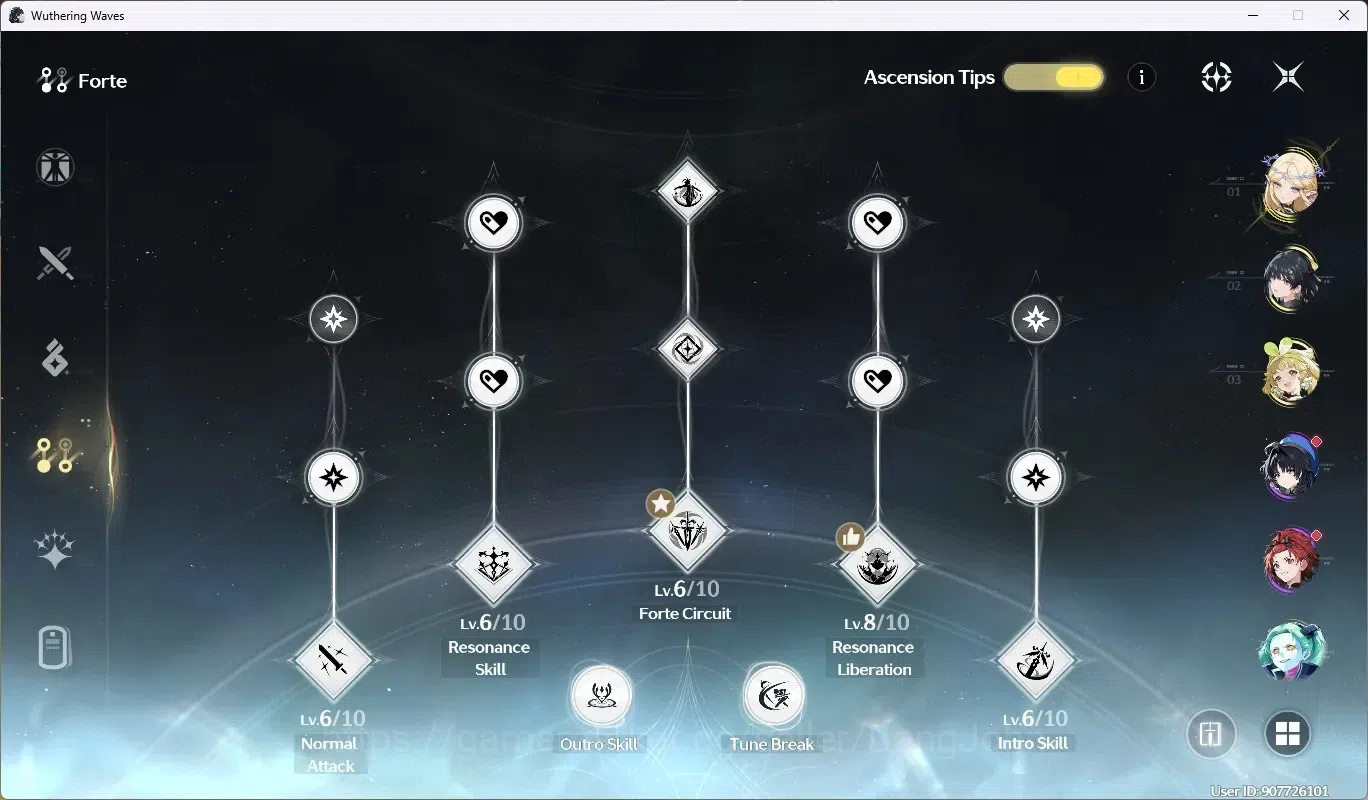 Wuthering Waves Accounts SEA|UL 53|Rank 6|2 Char Limit [Cartethyia RC4+(Sig image 5