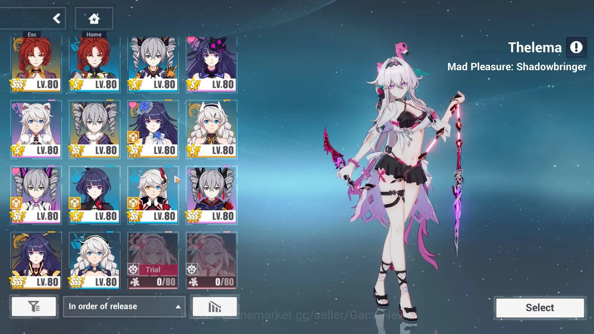 Honkai Impact 3rd Accounts SEA ENDGAME| Xentinel,Sparkle,HeliaPAWS,MiniDudu,C image 6