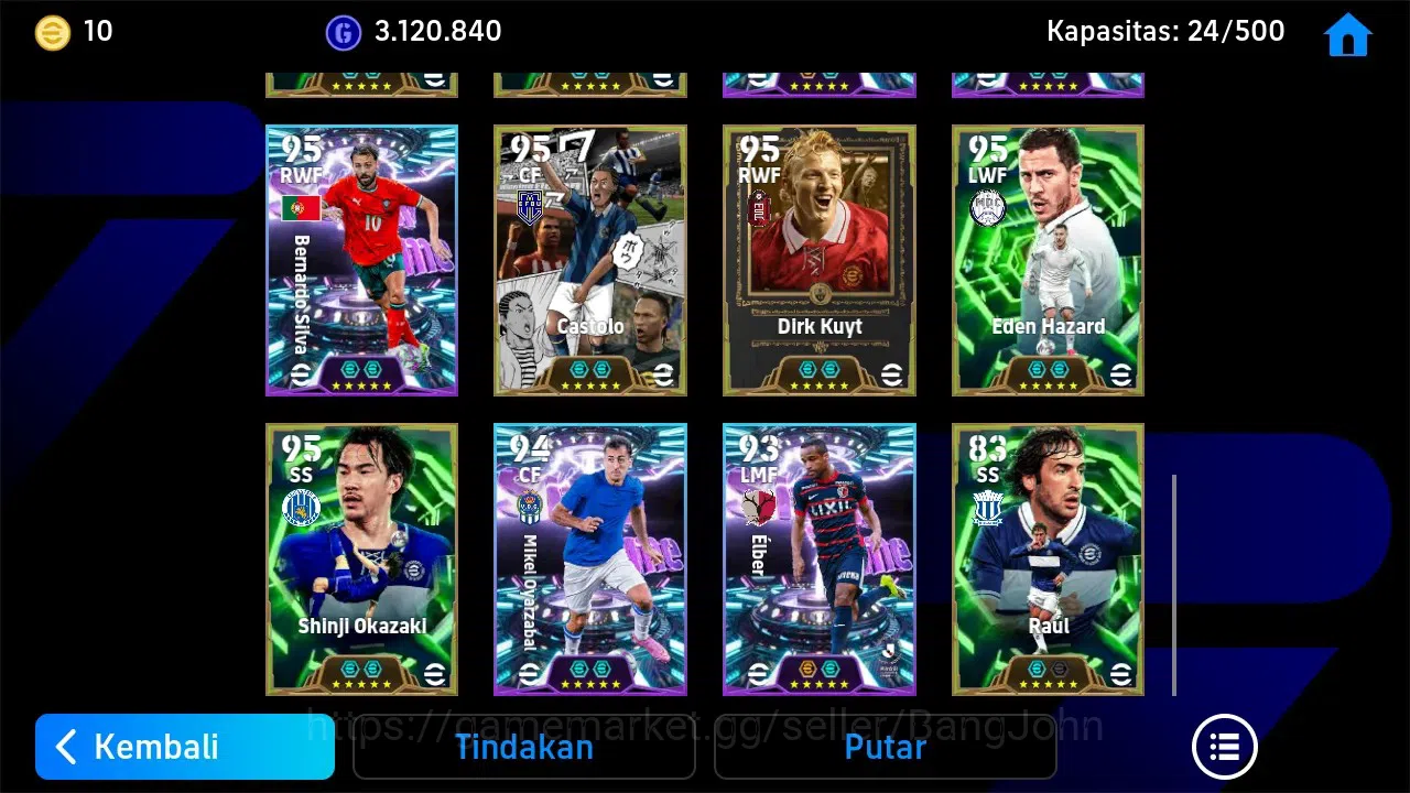 eFootball Accounts ANDROID|PW 3183|Epic Cafu, Yaya T, L Matthaus, O K image 5