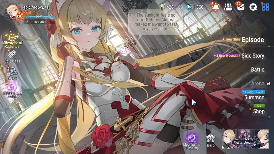 Epic Seven Accounts GLOBAL UnVerif|New Era|3 ML(Rhiana & Luciel,Specte image 1