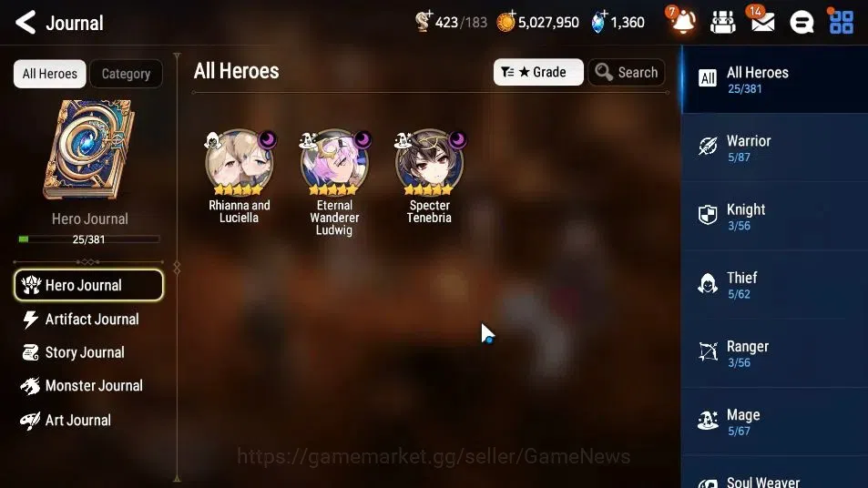 Epic Seven Accounts GLOBAL UnVerif|New Era|3 ML(Rhiana & Luciel,Specte image 6