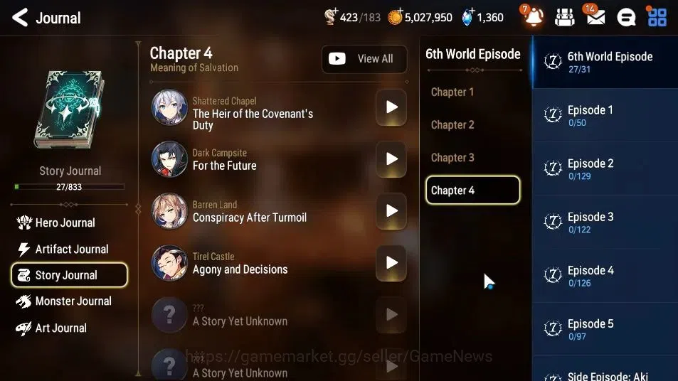 Epic Seven Accounts GLOBAL UnVerif|New Era|3 ML(Rhiana & Luciel,Specte image 9