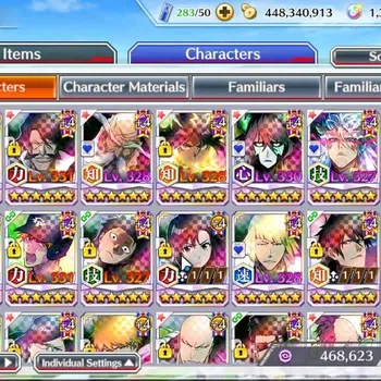 Bleach: Brave Souls Accounts High-End GLOBAL|BP 1,8M+1,2K CC|12 MT|TYBW26 (Jugram,Yhwach,Genryusai,Yoruichi)11th