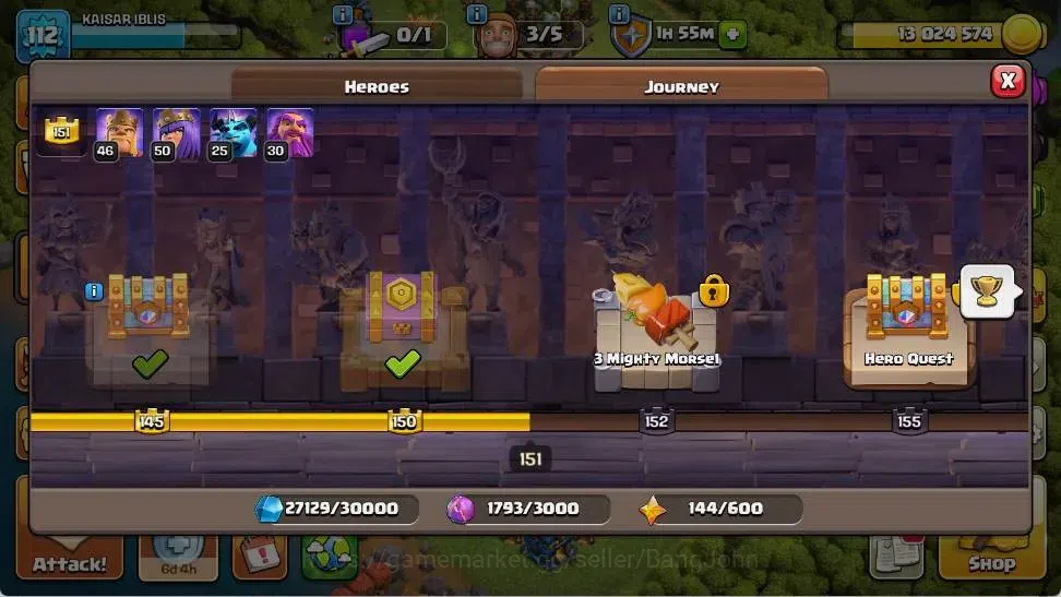 Clash of Clans Accounts Global |TH 12-BH 9|LVL 112|BK 46,AQ 50,MP 25,GW 30 image 7