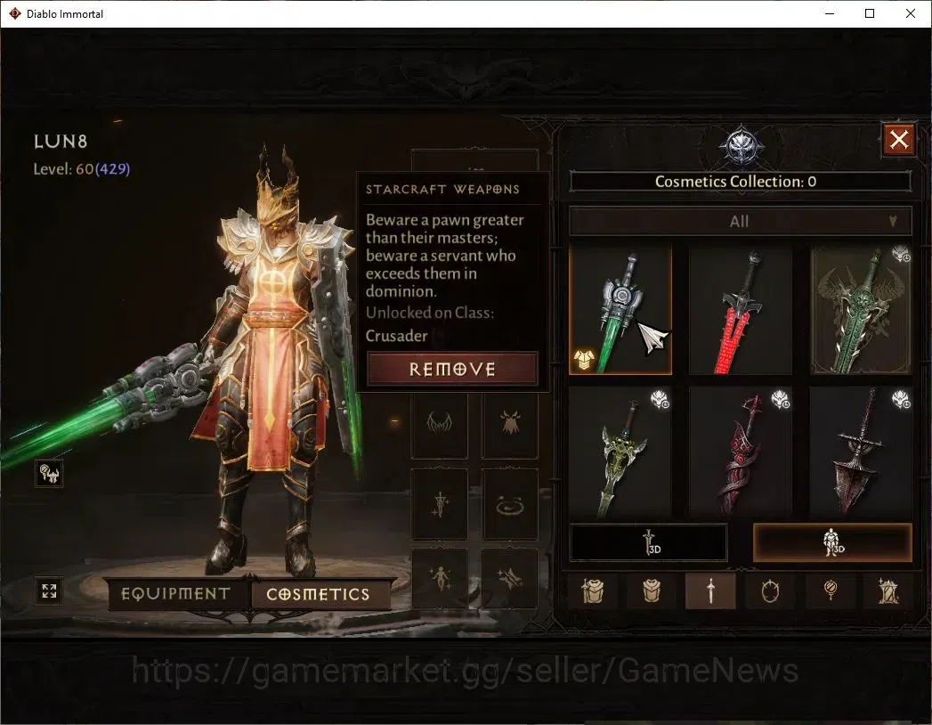 Diablo Immortal Accounts EU - Sescheron|CS ON|Lv60(429)|Crusader|CR 33k|Res image 9