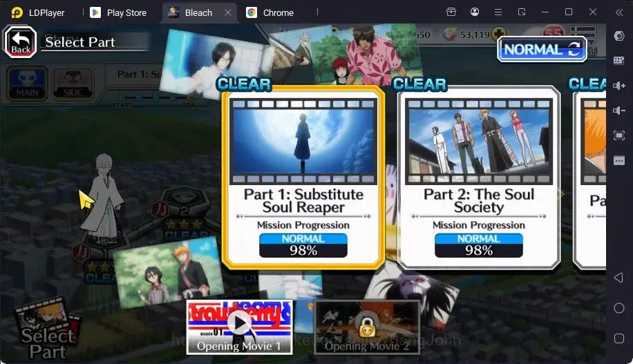 Bleach: Brave Souls Accounts Mid-Tier GLOBAL | 50K ORB+MidGame | Gin FierceBattle,Gremmy9TH,Rangiku Swimsuit,Zangetsu 7