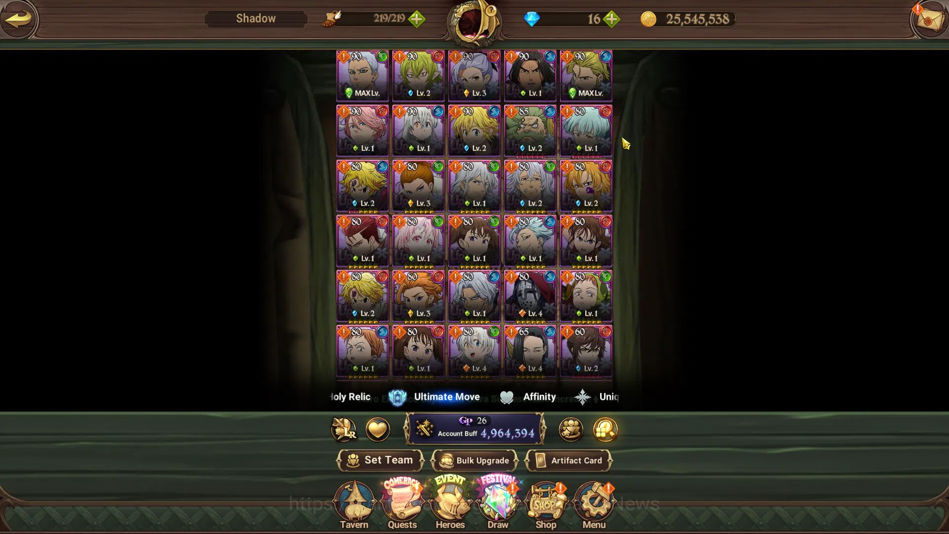 The Seven Deadly Sins: Grand Cross Accounts Asia|4,9M CC|2 LR+5 UR+Collab [Tensura,TOG,Overlor image 10