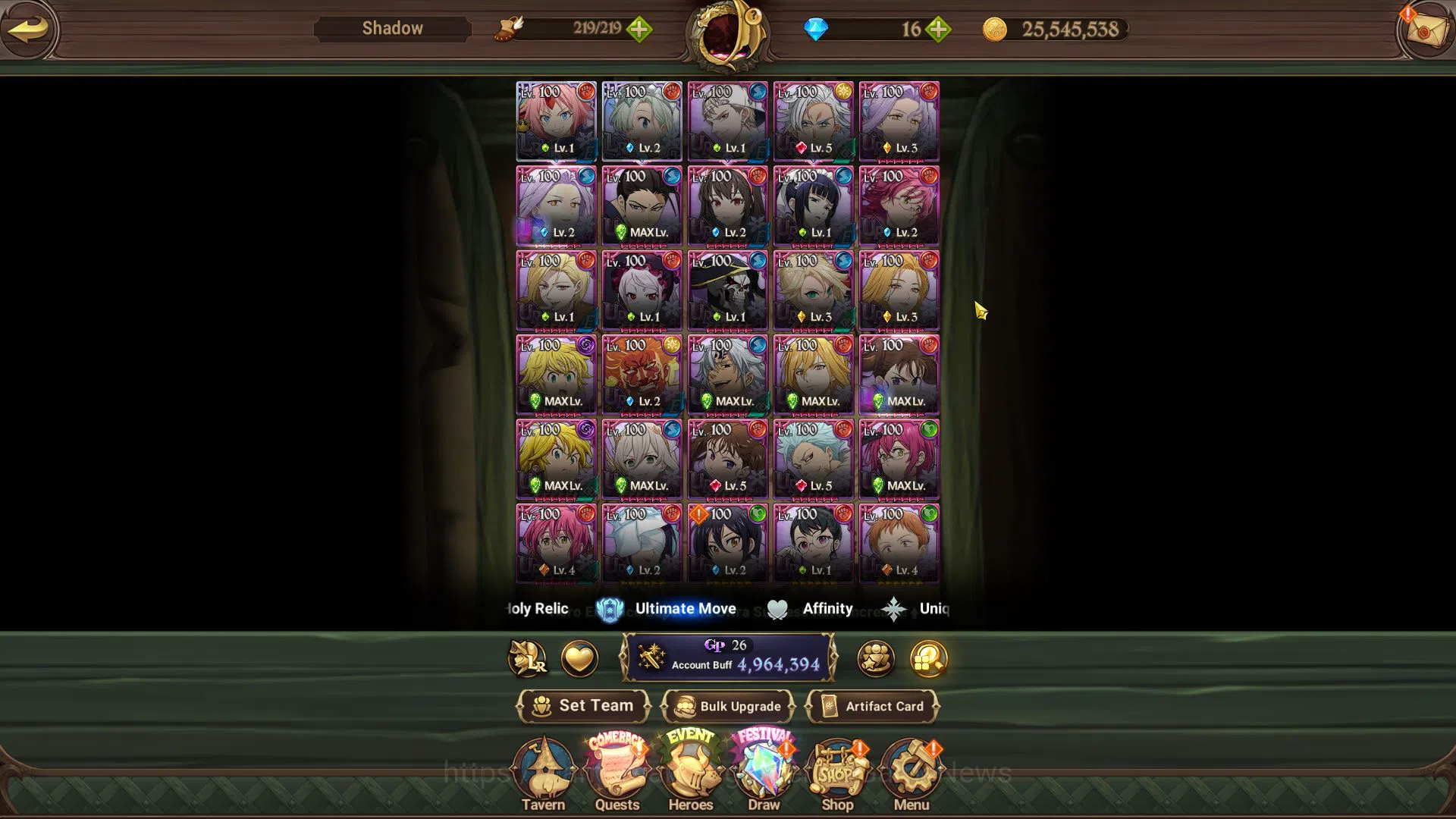 The Seven Deadly Sins: Grand Cross Accounts Asia|4,9M CC|2 LR+5 UR+Collab [Tensura,TOG,Overlor image 6