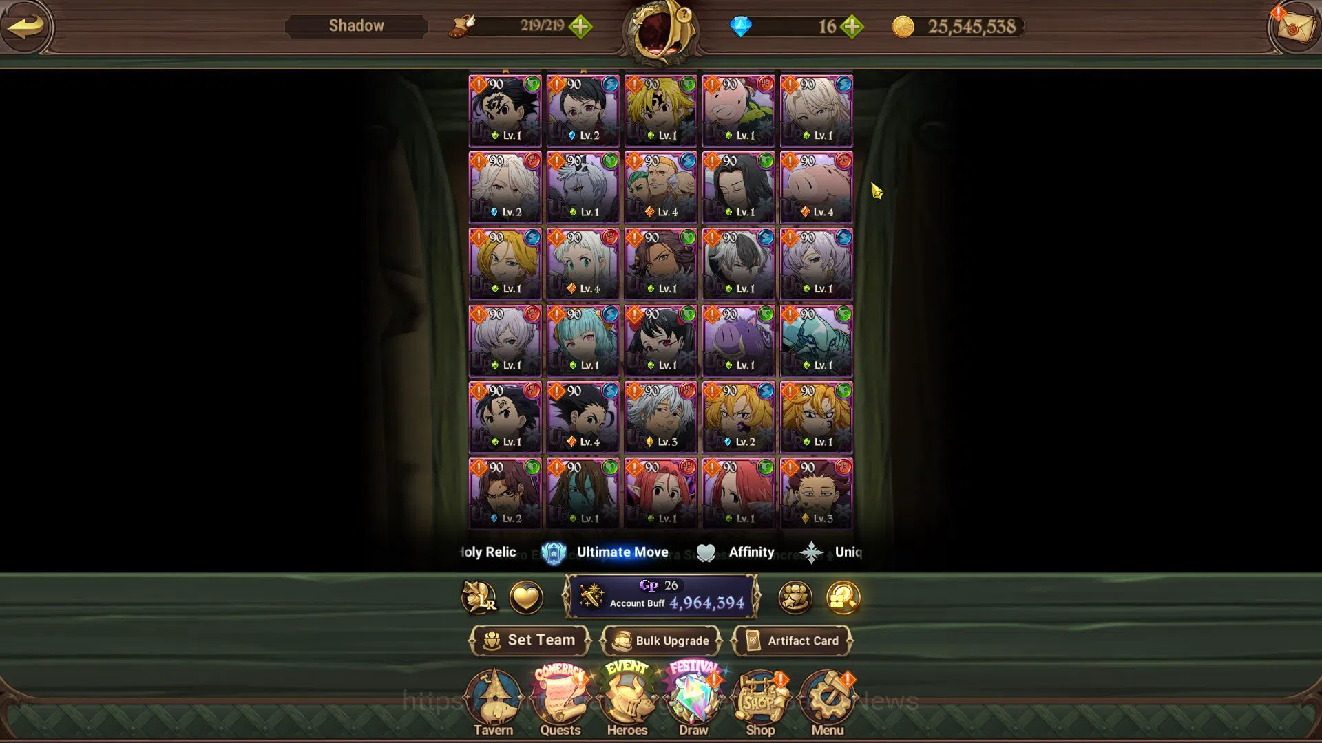 The Seven Deadly Sins: Grand Cross Accounts Asia|4,9M CC|2 LR+5 UR+Collab [Tensura,TOG,Overlor image 8