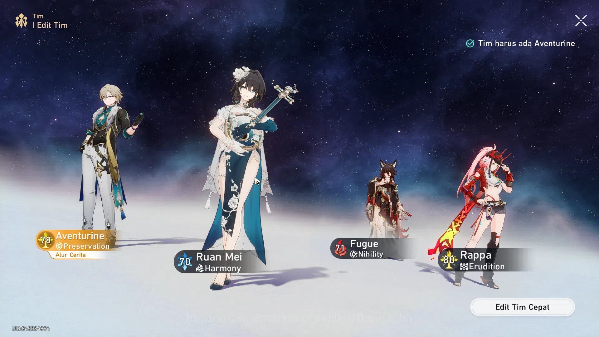 Honkai Star Rail Accounts ASIA | TL 63 | 3 Limit | Rappa, Ruan Mei, Fugue Si image 12