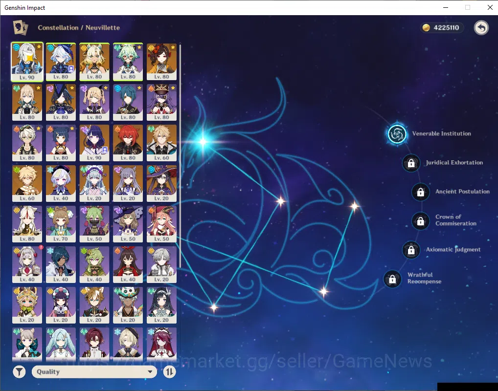 Genshin Impact Accounts ASIA|AR 56|7 Limited +4(*5Weapon)|Neuvillete+Sign, image 14