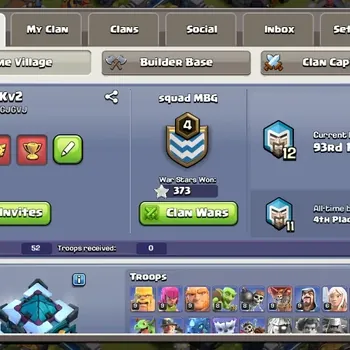 Clash of Clans Accounts High-End TH13-BH6| LVL 78|BK66,AQ68,MP41,GW43,RCF22|BM7|HH7|3 Legendary &4 Gold Skin|1090