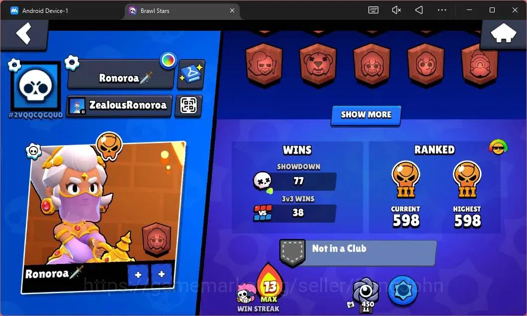 Brawl Stars Accounts Global | 1399 Thropy|18 Brawler|1 Max Hypercharge image 3