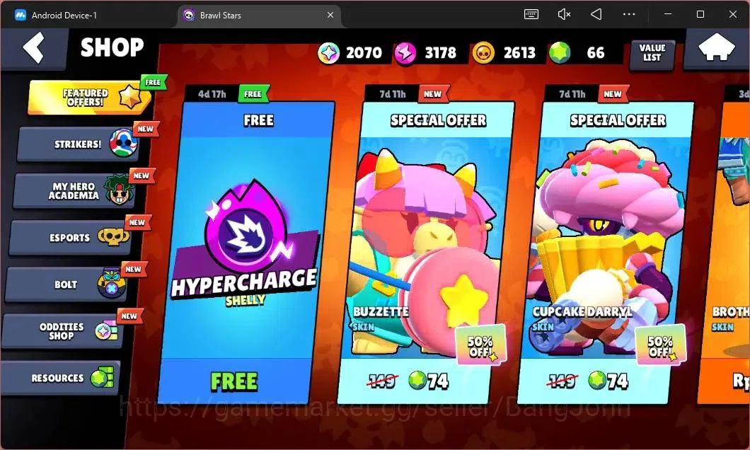 Brawl Stars Accounts Global | 1399 Thropy|18 Brawler|1 Max Hypercharge image 4