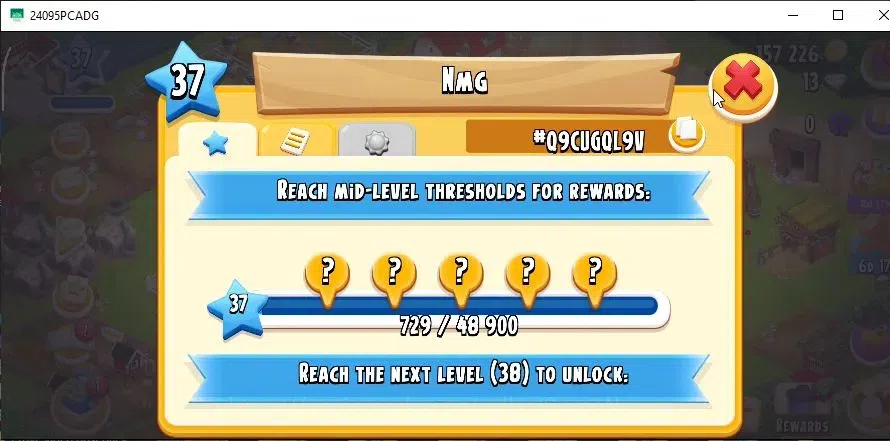 Hay Day Accounts Level 37 | Barn Storage 1000 + Silo Storage 500 | 157,2k Coins,13 Dm |CN ON|Log Supercell ID|Take 10