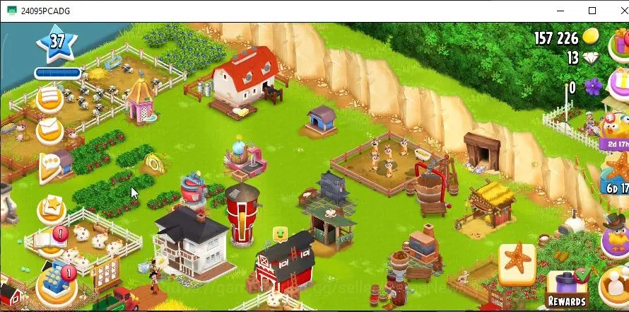 Hay Day Accounts Level 37 | Barn Storage 1000 + Silo Storage 500 | 157,2k Coins,13 Dm |CN ON|Log Supercell ID|Take 2