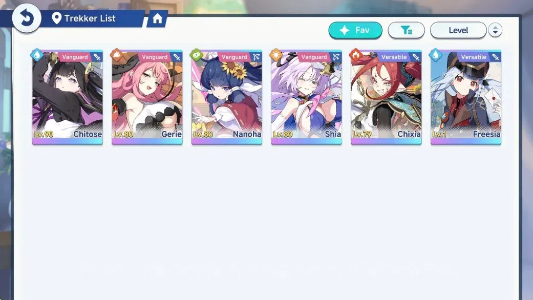 Stella Sora Accounts GLOBAL|Lvl 40|6 SSR 2 Limited|(Chitose, Shia, Cihxia T1, Gerie) +Disc, Nanoha, Freesia|7 SSR Disc|Log 1