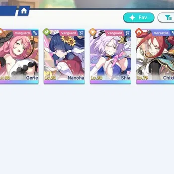 Stella Sora Accounts GLOBAL|Lvl 40|6 SSR 2 Limited|(Chitose, Shia, Cihxia T1, Gerie) +Disc, Nanoha, Freesia|7 SSR Disc|Log