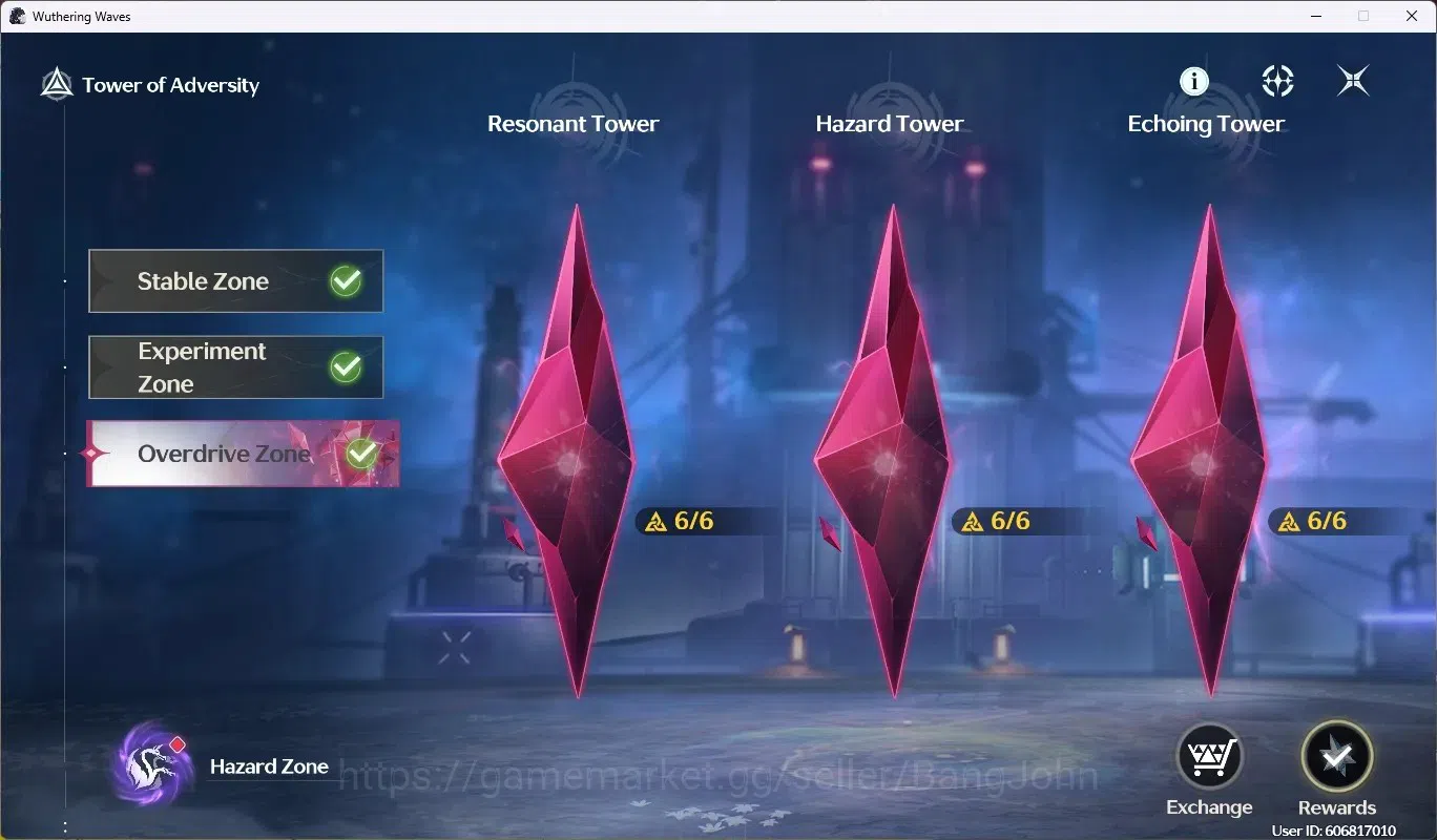 Wuthering Waves Accounts EU|UL 49|Rank 5|2 Char Limit [Lucy RC6, Rebecca]+S image 13