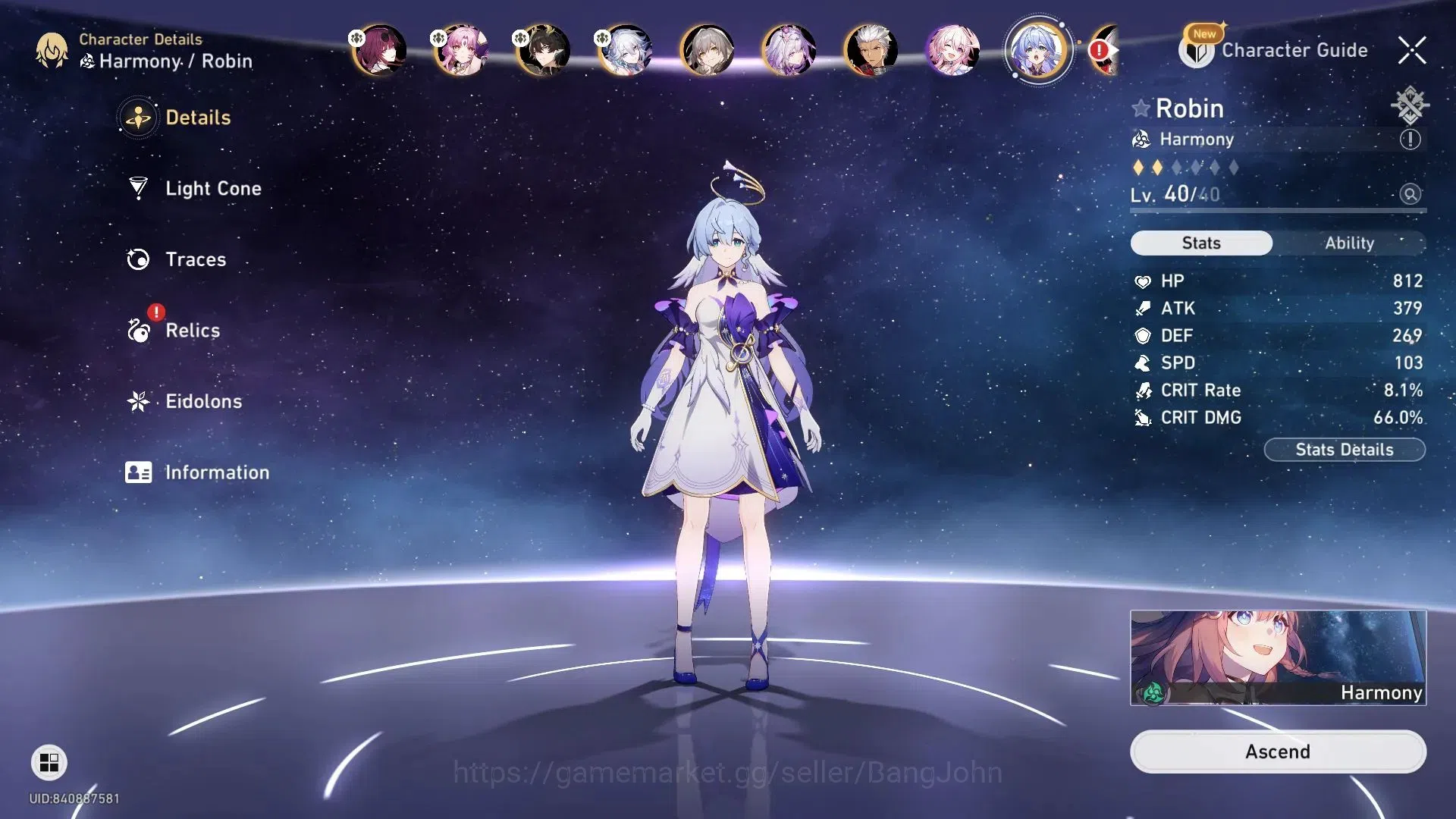 Honkai Star Rail Accounts Asia | 16 Limit | Kafka, Fu Xuan, Dan Heng PT, Yao image 10