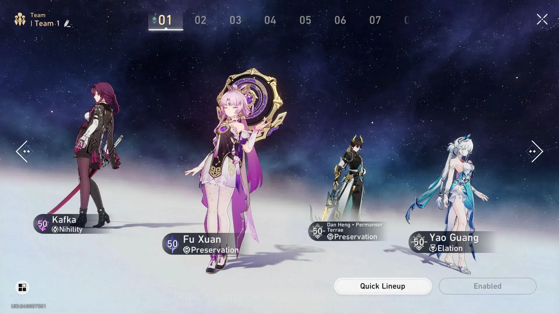 Honkai Star Rail Accounts Asia | 16 Limit | Kafka, Fu Xuan, Dan Heng PT, Yao image 14