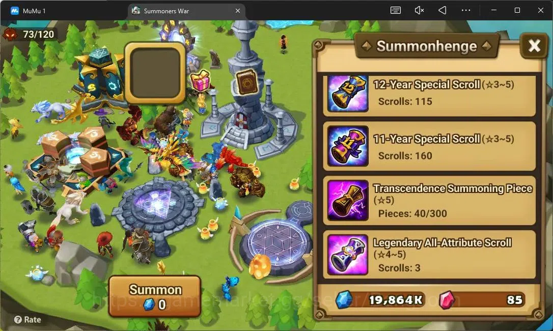 Summoners War: Sky Arena Accounts GLOBAL | NB 5 TESHAR,Starter Gacha 115 12Y+160 11Y image 3