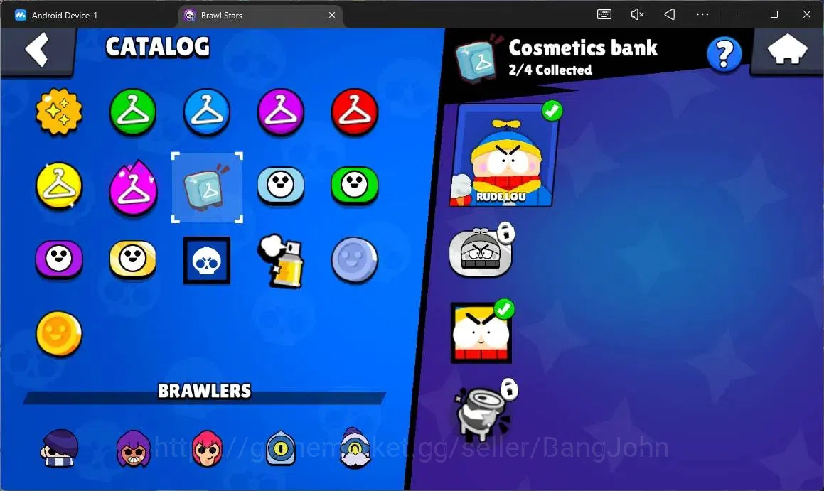 Brawl Stars Accounts Global |1418 Trophy |15 Brawler|1 Lv 11 (Edgar)|Sk image 12