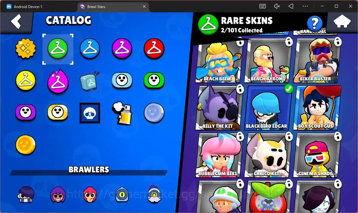 Brawl Stars Accounts Global |1418 Trophy |15 Brawler|1 Lv 11 (Edgar)|Sk image 8