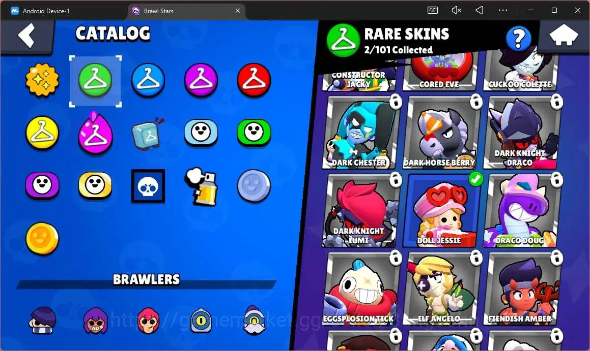 Brawl Stars Accounts Global |1418 Trophy |15 Brawler|1 Lv 11 (Edgar)|Sk image 9