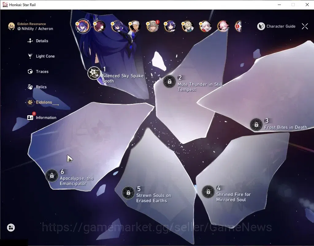 Honkai Star Rail Accounts Asia|TL70|20 Limited|[Saber,Acheron,Archer,Boothil image 6
