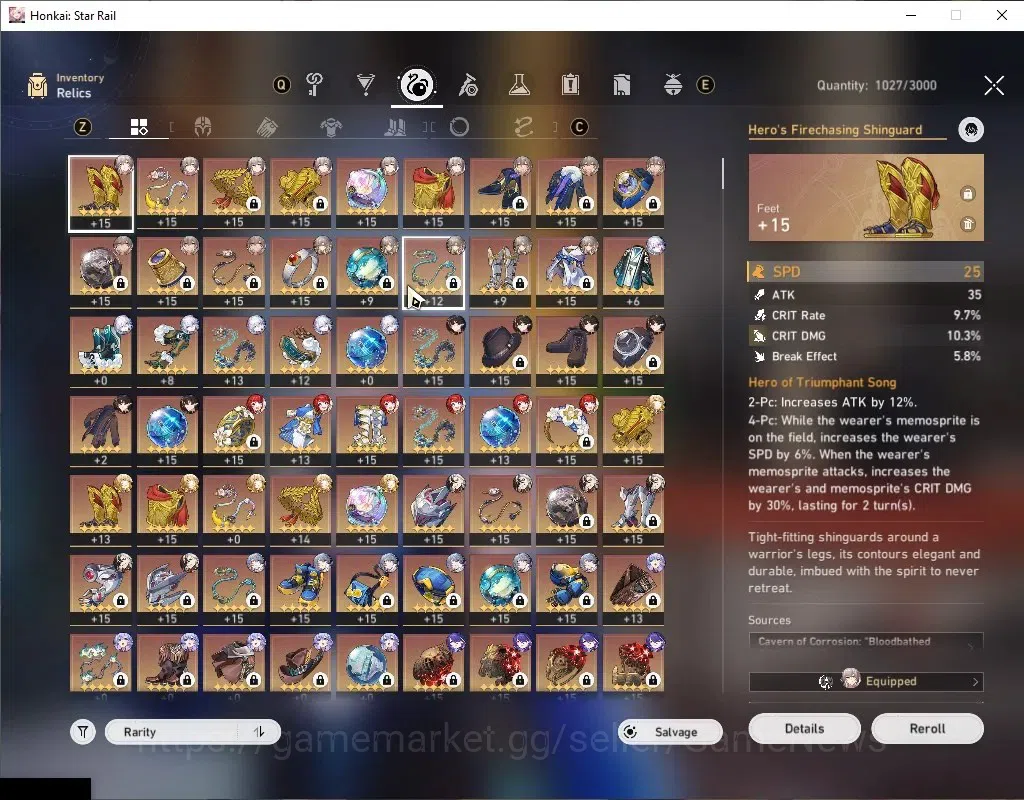 Honkai Star Rail Accounts Asia|TL70|20 Limited|[Saber,Acheron,Archer,Boothil image 9