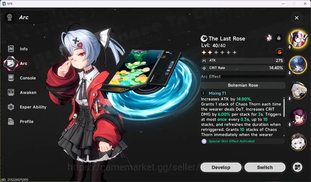 Neverness to Everness Accounts EU|Hunter Lv 22 |4 S-Class [Lacrimosa Awakend 1 +  image 3