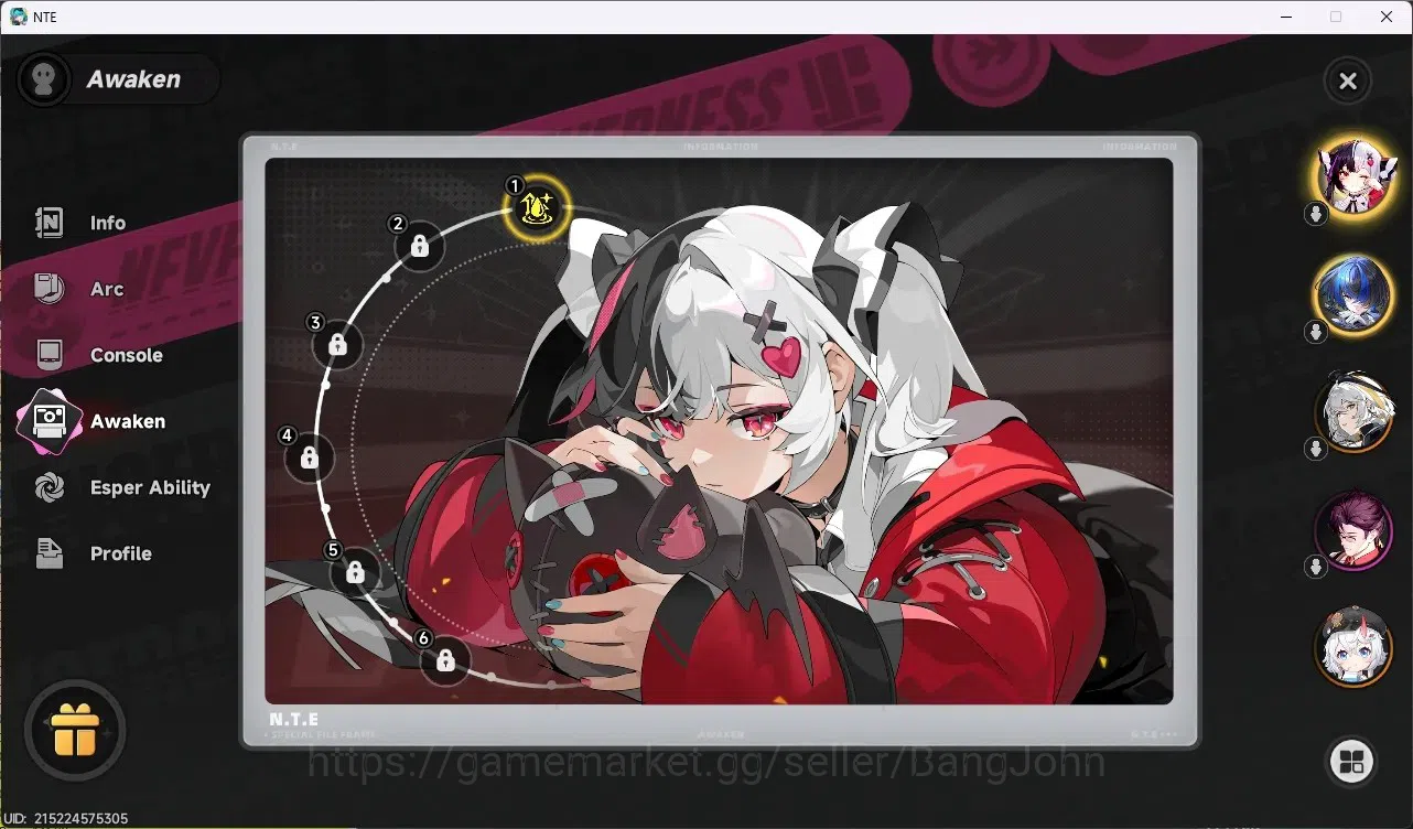 Neverness to Everness Accounts EU|Hunter Lv 22 |4 S-Class [Lacrimosa Awakend 1 +  image 4